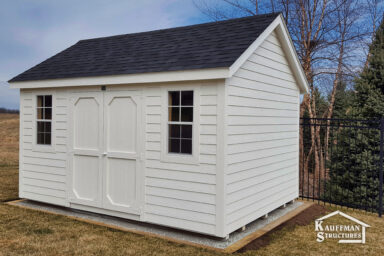 Backyard Cottage shed for lawn equipment