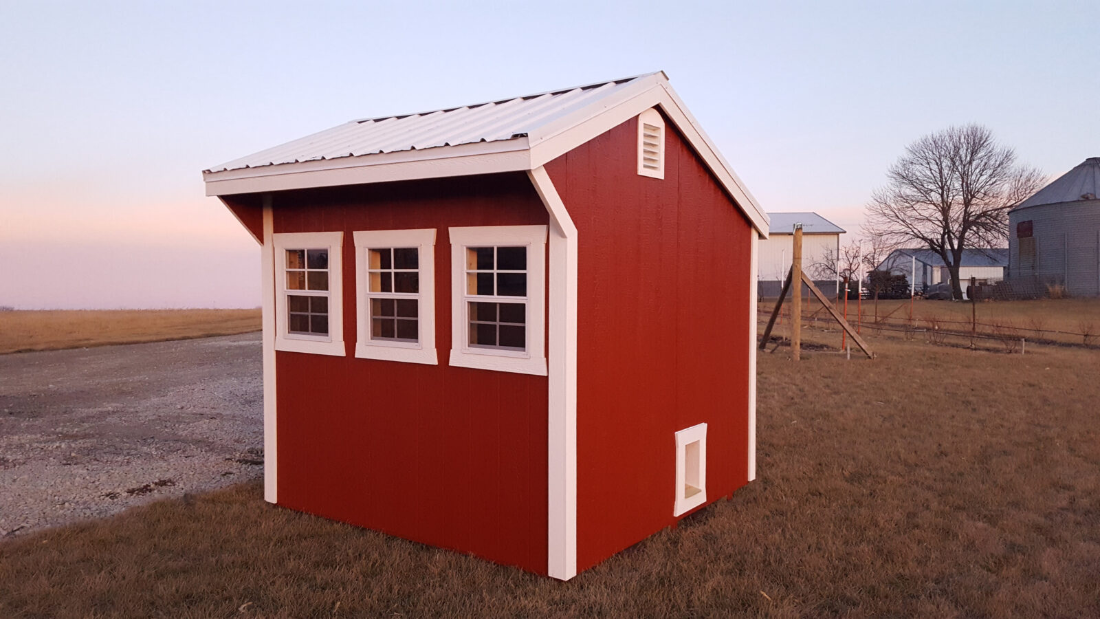 chicken coop testimony banner background