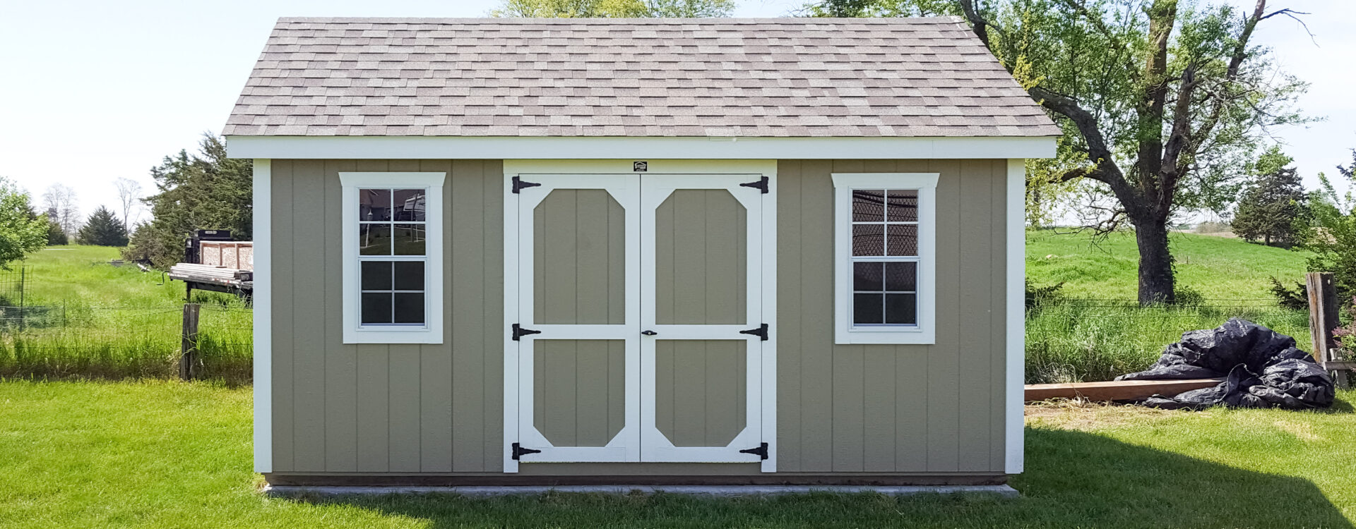 cottage wood shed