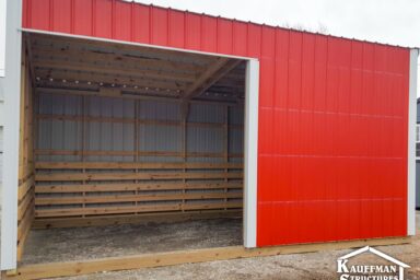 loafing shed red