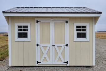 8x12 carriage house shed