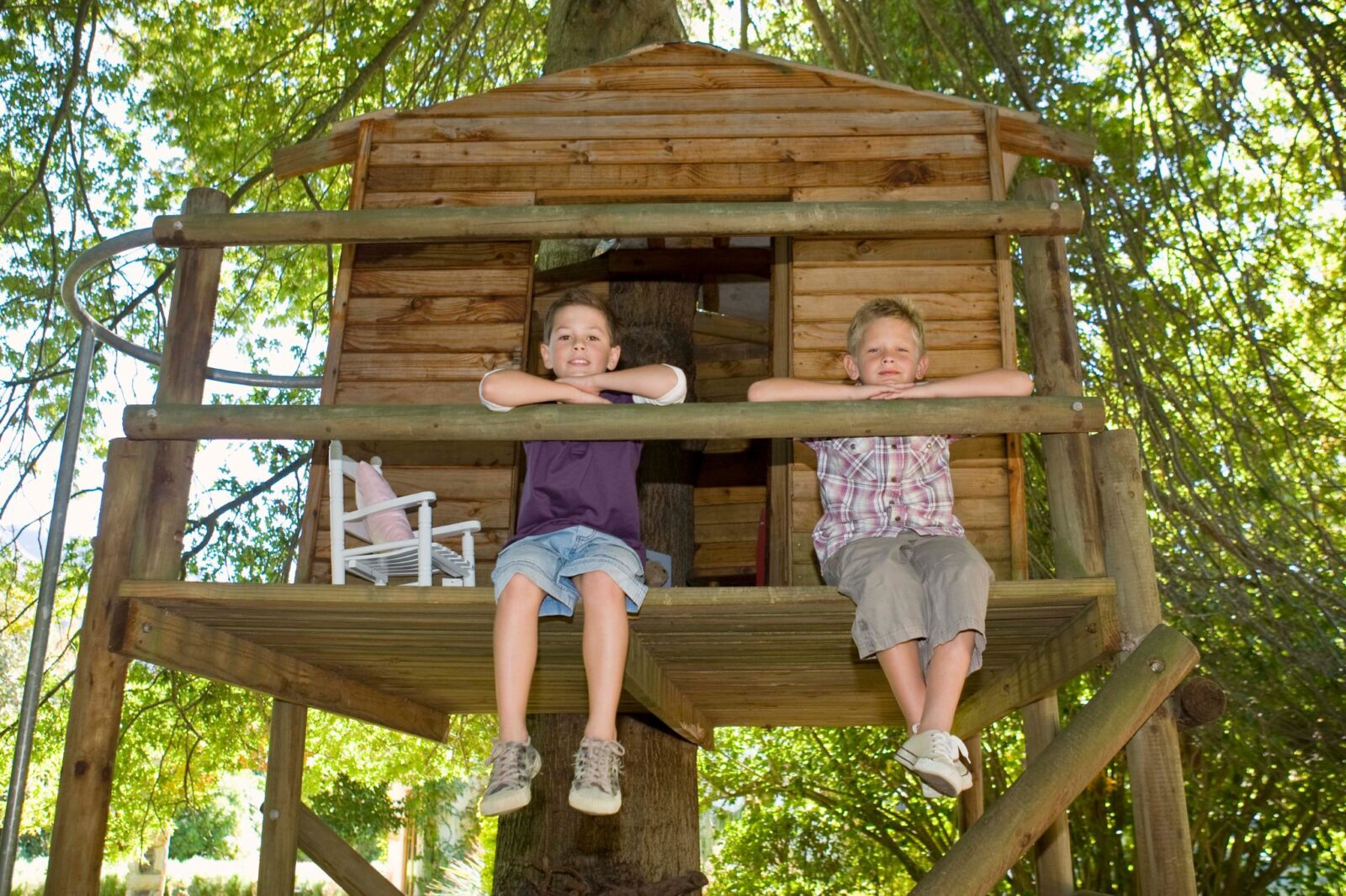 small tree house shed