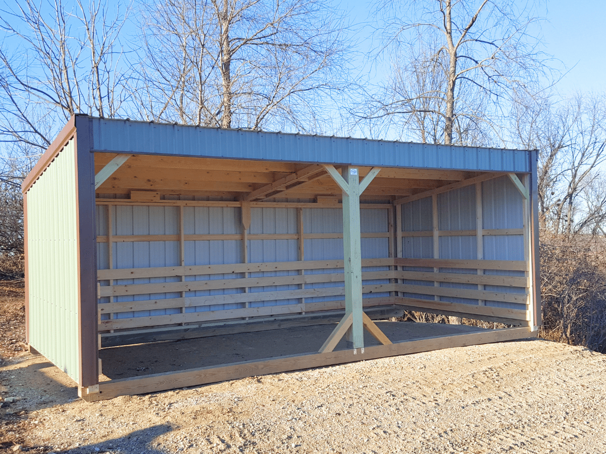 loafing sheds for sale from Kauffman structures