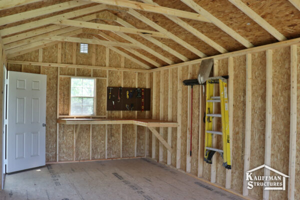 workbench for workshop shed