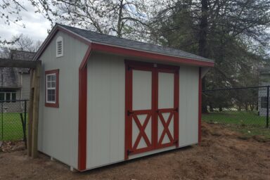 Red yard shed