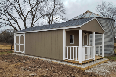 large gable utility shed in ia