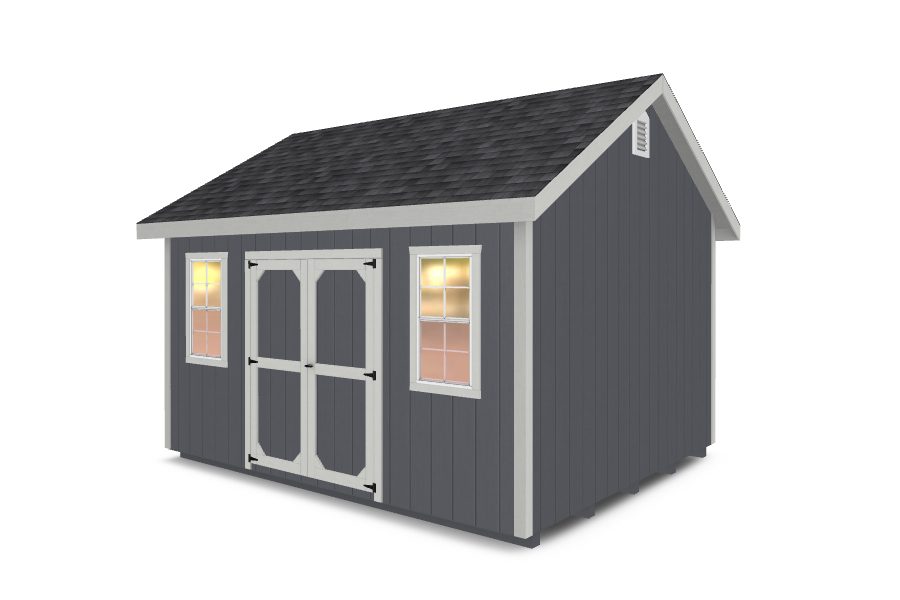 cottage storage shed 3d design