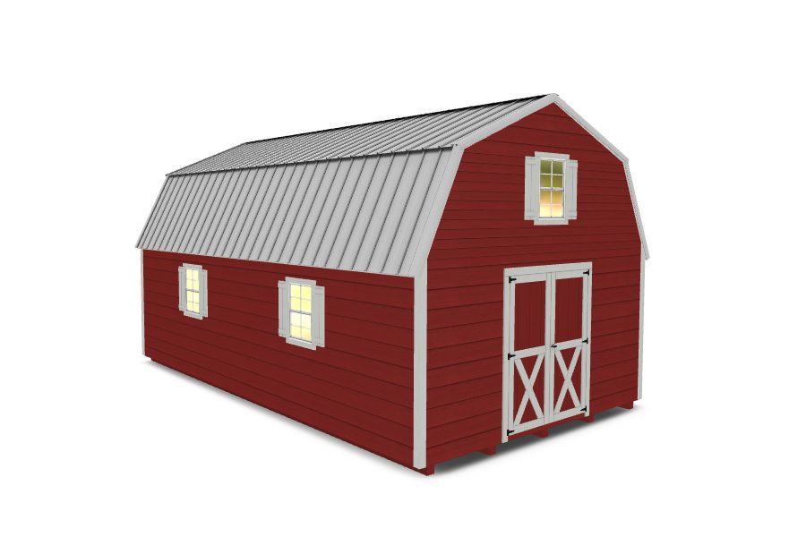14x24 high barn farm shed design